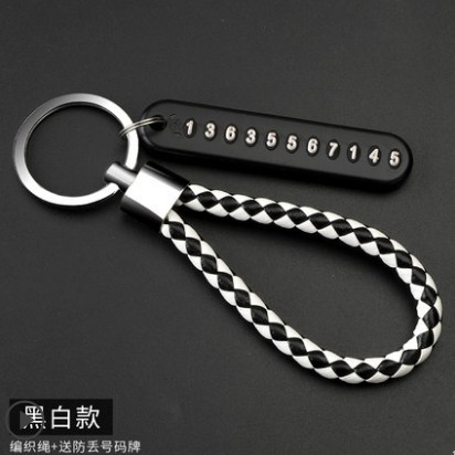 Hand rope black and white+number card black