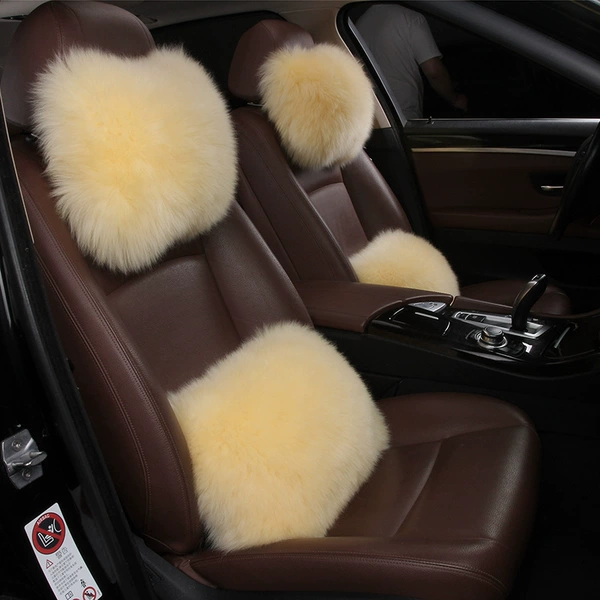 Beige (headrest + lumbar support)