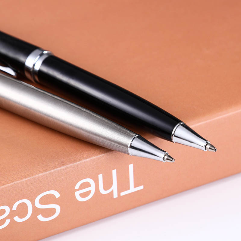 Fábrica en stock suministro directo de metal bolígrafo negocio medio aceite pluma publicidad pluma de alta gama negocio regalo pluma letras logotipo