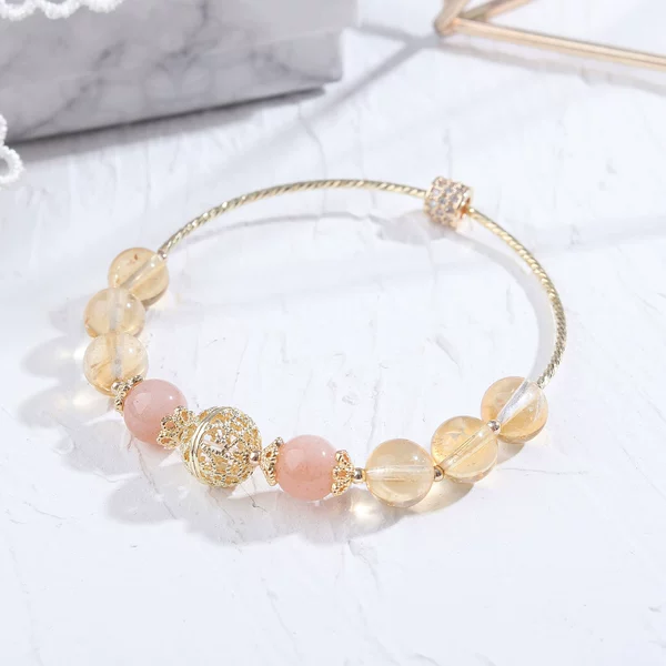 Hydrangea Citrine Bracelet Out of stock Contact customer service for large quantities