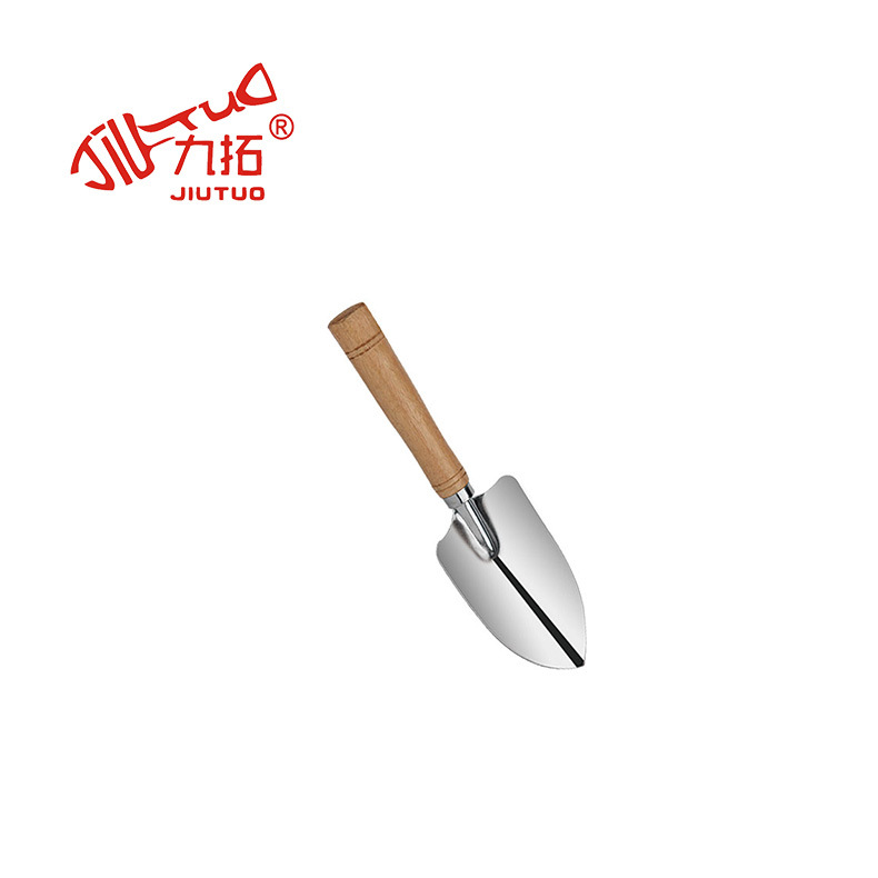 家用种花工具多肉套装不锈钢一体花园铲户外园林工具木柄铲子代发