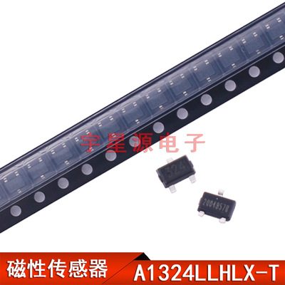 A1324LLHLX-T A1324LLHLX Silk screen 324 Magnetic Sensors chip SOT23