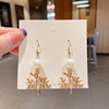 Retro earrings, simple and elegant design, European style