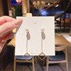 Retro earrings, simple and elegant design, European style