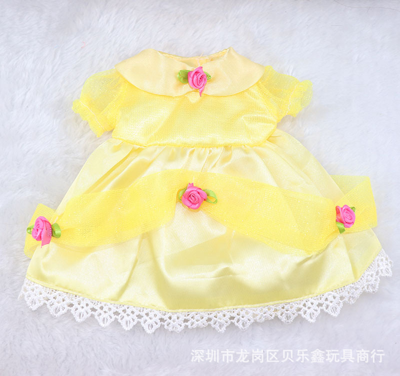 Milu muñeca poco Merlot princesa vestido Belle vestido de la princesa accesorios de la muñeca chica jugar casa juguete fábrica lote