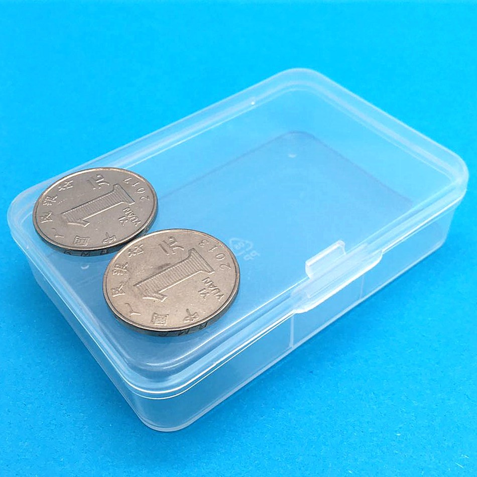 工厂直销  饰品渔具配件五金包装盒 长方形透明PP塑料盒