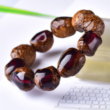 一件代发直播供货蜜蜡手链手饰礼品琥珀男女款二代血珀带皮手串