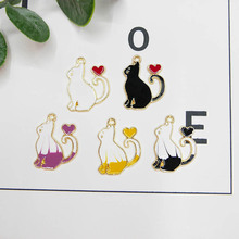 DIY������Ʒ��� K��ɫ���ͺϽ�С�Ҽ� Կ�׿۶�����׹ ��ͨè