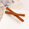 Hair accessory, cloth with bow, hairgrip, Korean style