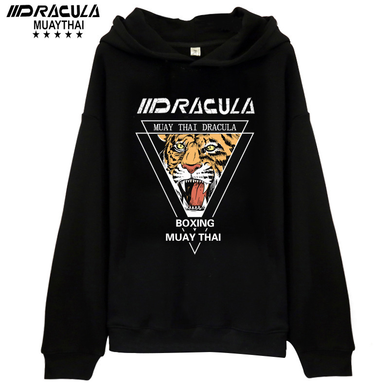 Muay Thai Long-Sleeved Sweatshirt Boxing Suit Sports Pullover Long-Sleeved Muay Thai Adult Free Fighting Hoodie Sanda Clothing