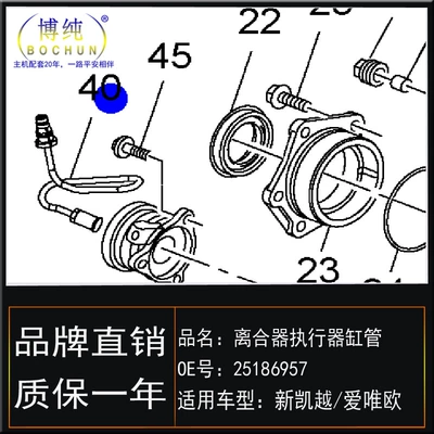 Soyutma sisteminin digər hissələri Kaiyue Chevrolet Aveo/1.5 clutch