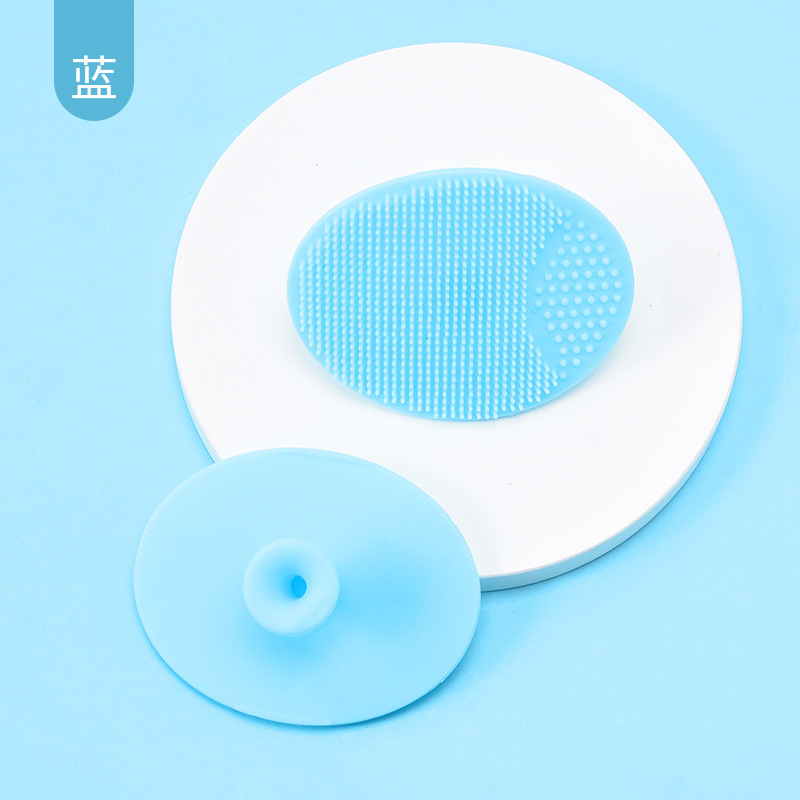 Bebé champú cepillo de silicona cabeza eliminación suciedad bebé baño esponja infantil baño artefacto baño de algodón suministros de baño