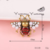 Factory direct sales creative model DIY jewelry accessories bee butterfly alloy accessories Animal mobile phone shell paste diamond wholesale