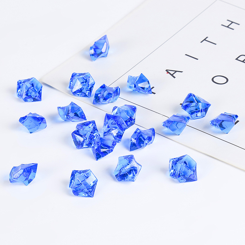 Acrylic plastic transparent gemstone