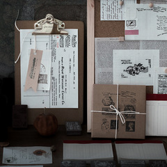 Notebook Stamp Set - Twilight City, Traveling at Night, Book of Remembrance Series, Retro Handmade Diary DIY Decorative Painting - 7 Styles