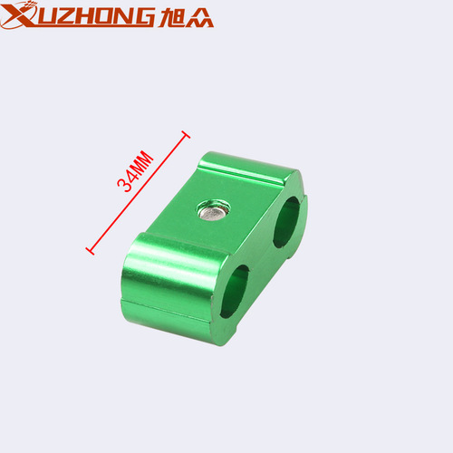 Car modification accessories, three-piece spark plug wire separator fixing sleeve, aluminum alloy three-piece set of wire clips