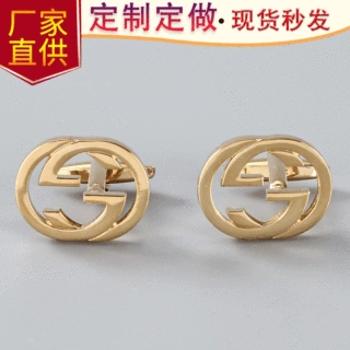 颠倒英文字母G创意时尚袖扣  东莞久源袖扣饰品  男女通用