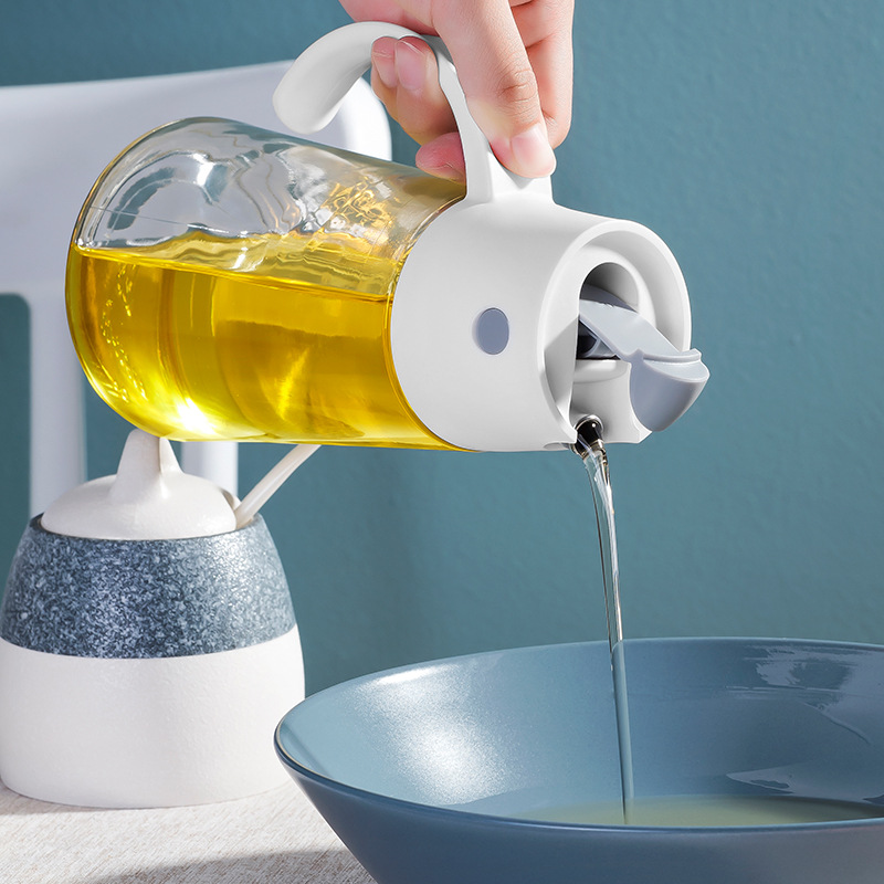 A2950 glass oil pot household oil bottle oil tank kitchen vi..