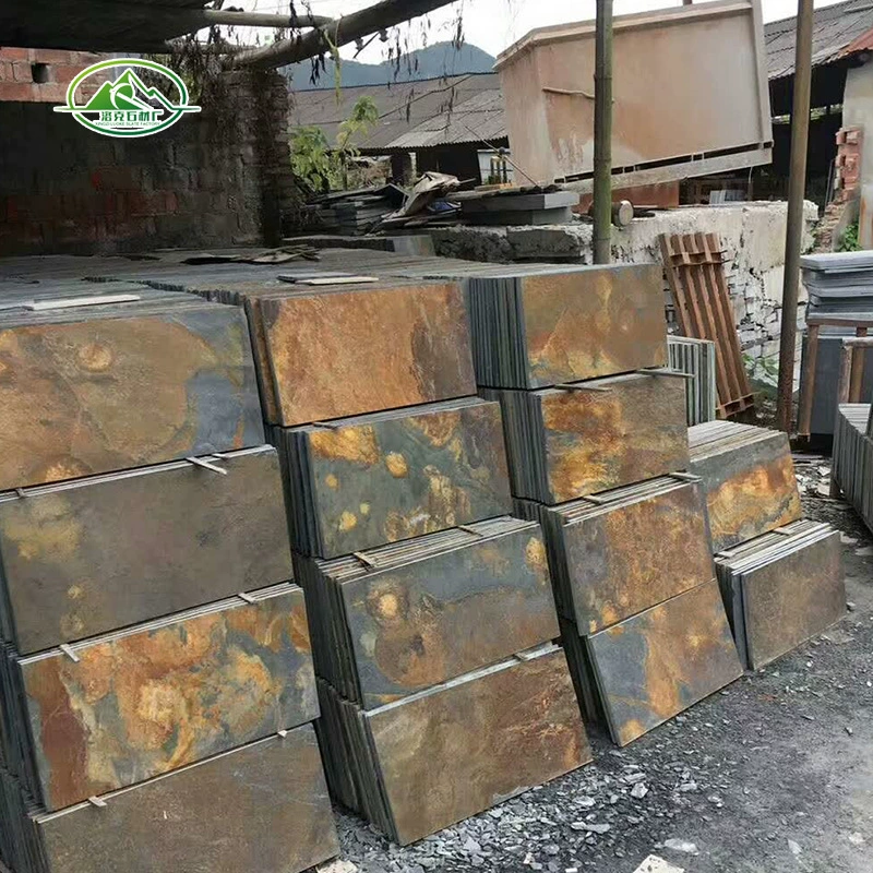 Натуральная плитка из голубого камня 300*600, культурный камень для мощения парков, площадей, дворов, ландшафтный камень для двора