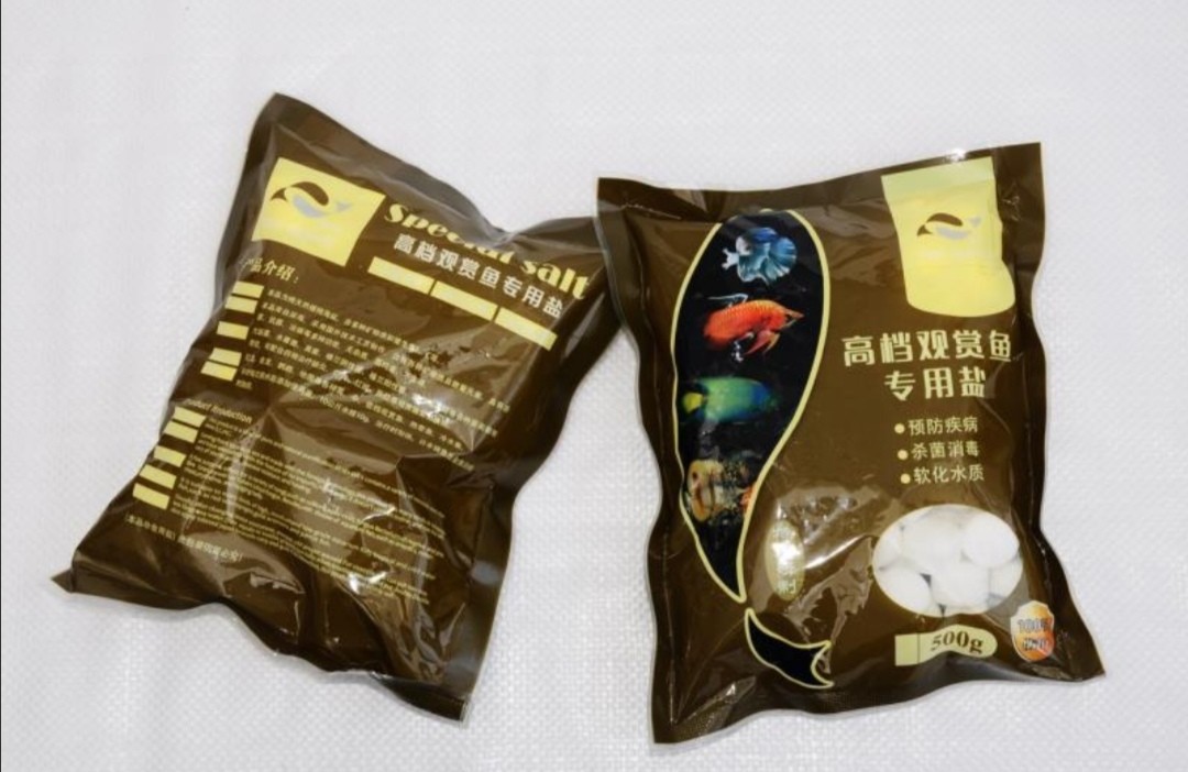 Sal de esterilización de acuarios para peces ornamentales salina especial para peces tropicales de agua salada con sal en polvo amarillo para desinfección de agua de sal marina sal mineral image 5