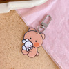 Tide, cute Japanese pendant, backpack, accessory, keychain, with little bears, internet celebrity
