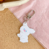 Tide, cute Japanese pendant, backpack, accessory, keychain, with little bears, internet celebrity