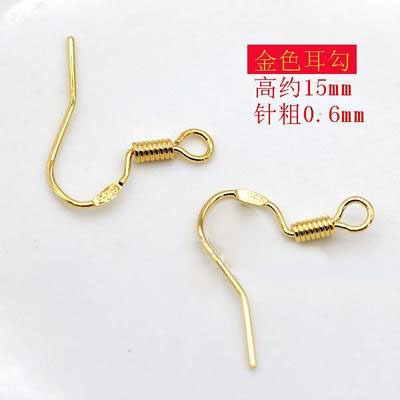 925 plata esterlina gancho de oreja personalizado pendientes antideslizantes gancho de oreja hebilla accesorios de joyería DIY accesorios de plata fábrica al por mayor