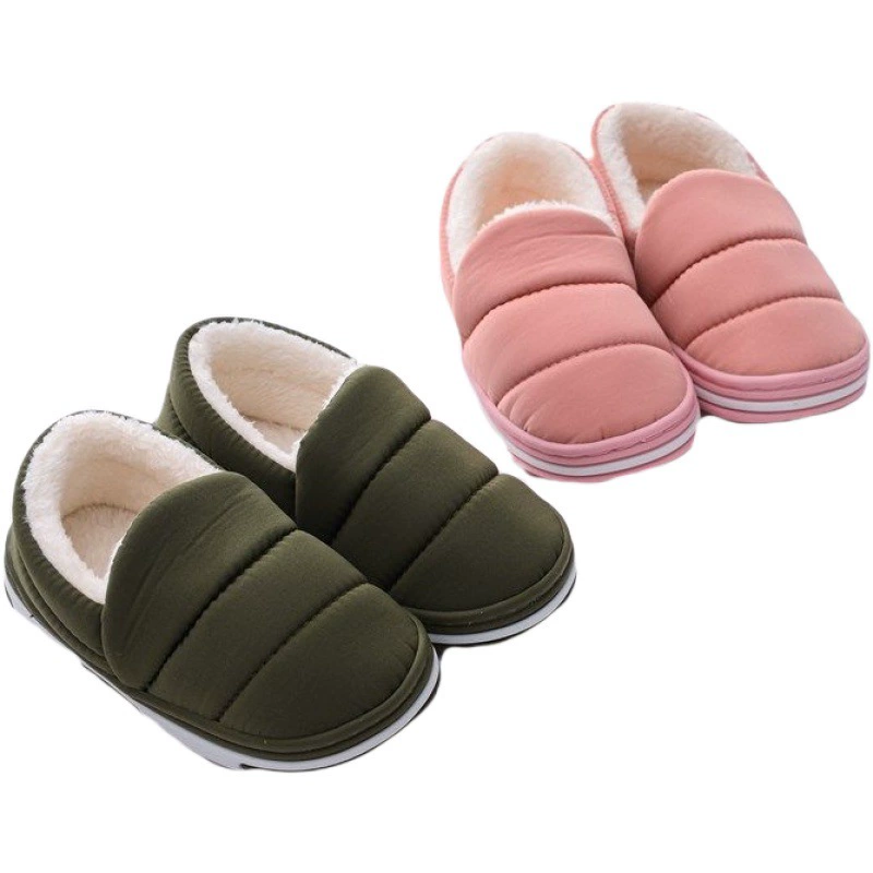 Keep warm demi-season children's slippers platform for men and women, (Cross-border trading)