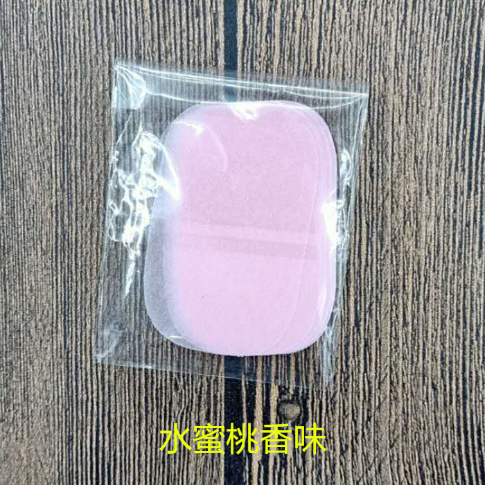 Pieza de jabón portátil de alta calidad pieza de jabón pieza de lavado de manos desechable de papel mini pieza de jabón pieza de limpieza de viaje de hotel