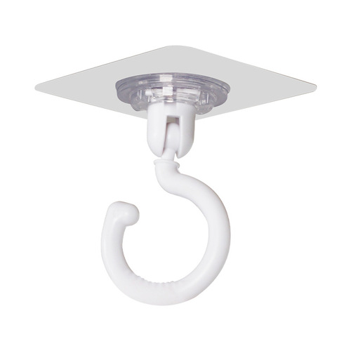 Rotating ceiling hook, powerful mosquito net hook, traceless punch-free lantern hook, self-adhesive bathroom dormitory hook