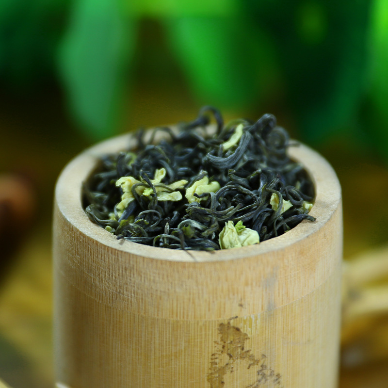 23-year-old New Tea Flower Tea Sichuan Jasmine Tea Snowflake Aromatic Rolled Flower Mao Feng Tea Wholesale Bulk