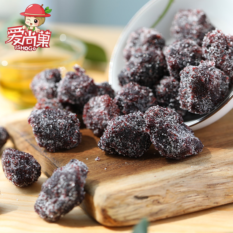 Rock Candy Wax Myrtle Selected Loose Large Pieces Preserved Fruit Candied Dried Fruit Dried Wax Myrtle Leisure Snacks Wholesale Manufacturer