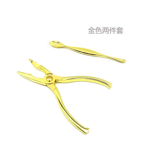 Metal zinc alloy crab eating tool set, three-piece crab claw set, eight-piece seafood sheller, hairy crab tools