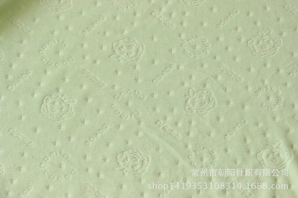 厂家供应 床上用品服装用布 棉提花天鹅绒 用于各类枕套面料