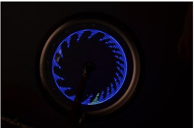 Cross-border bicycle light cycling equipment mountain bike LED hot wheels spoke wheel light bicycle wire light