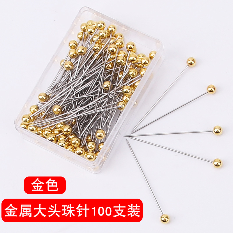 Metal puro amarillo dorado 100 piezas