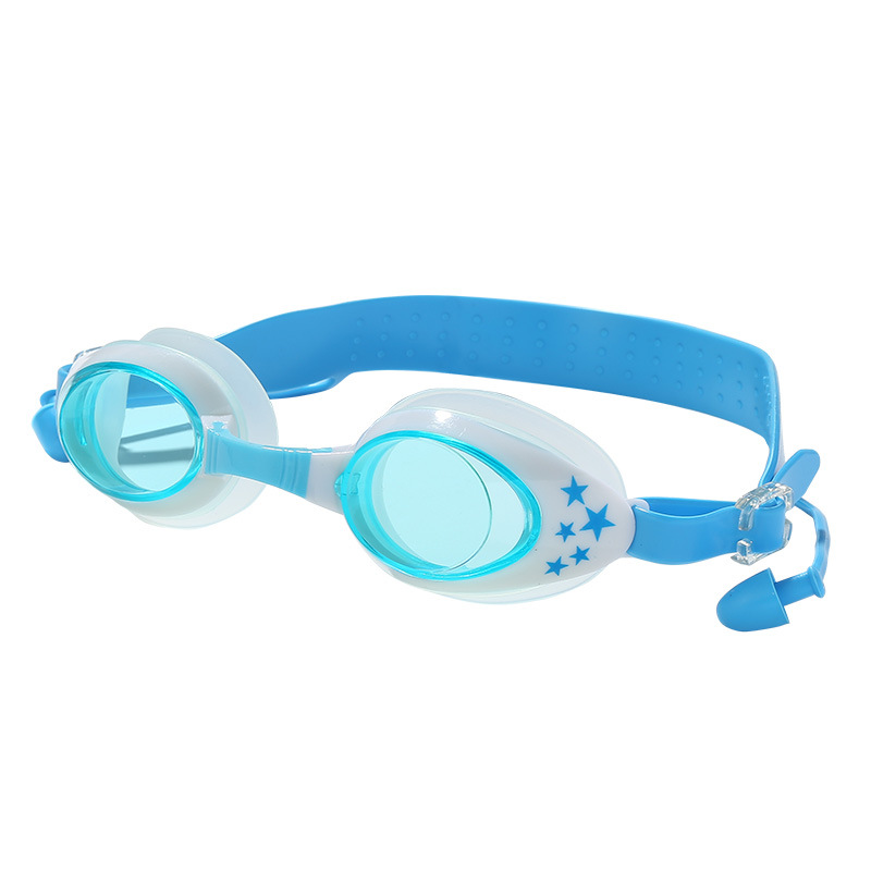 Gafas de Natación para Niños con Tapones para Oídos Integrados Impermeable y Antivaho para Natación y Buceo image 6