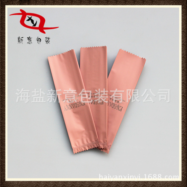 嘉兴食品袋工厂订购 PE磨砂复合袋 西点烘焙小甜品锯齿边包装袋