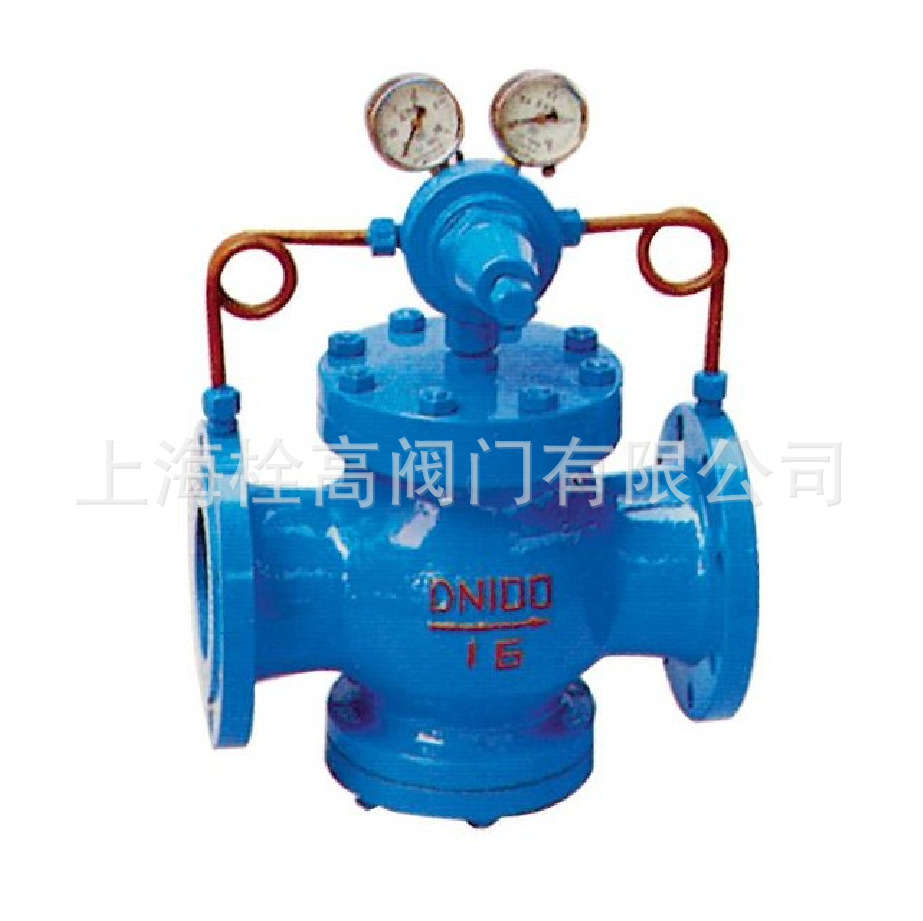 不锈钢法兰气体减压阀 上海YK43X-16气体减压阀 DN15-DN300