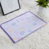 Purple bone dog claw blanket