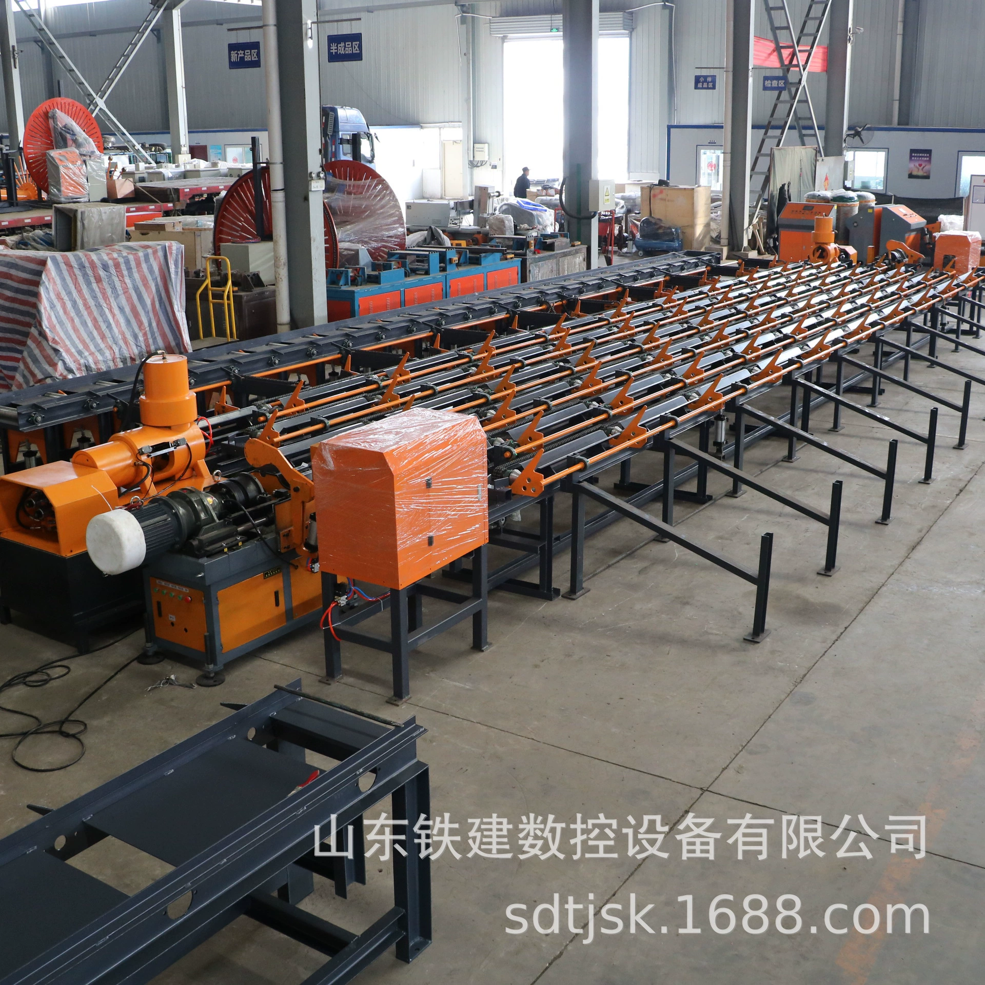 Железная конструкция, пила для стальных стержней с ЧПУ, линия для обработки шлифовки проволоки TJJQ-500, измерительная длинная пила для резки проволоки, фрезерование и шлифование проволоки