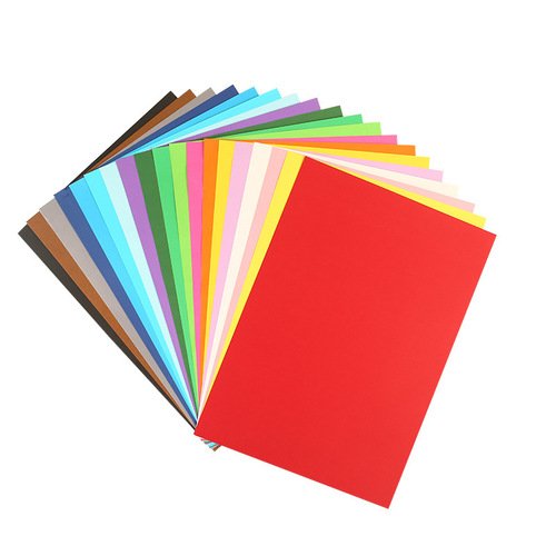 A3A4 color hard cardboard 160g student children's handmade cardboard origami 1 art painting black and white color cardboard