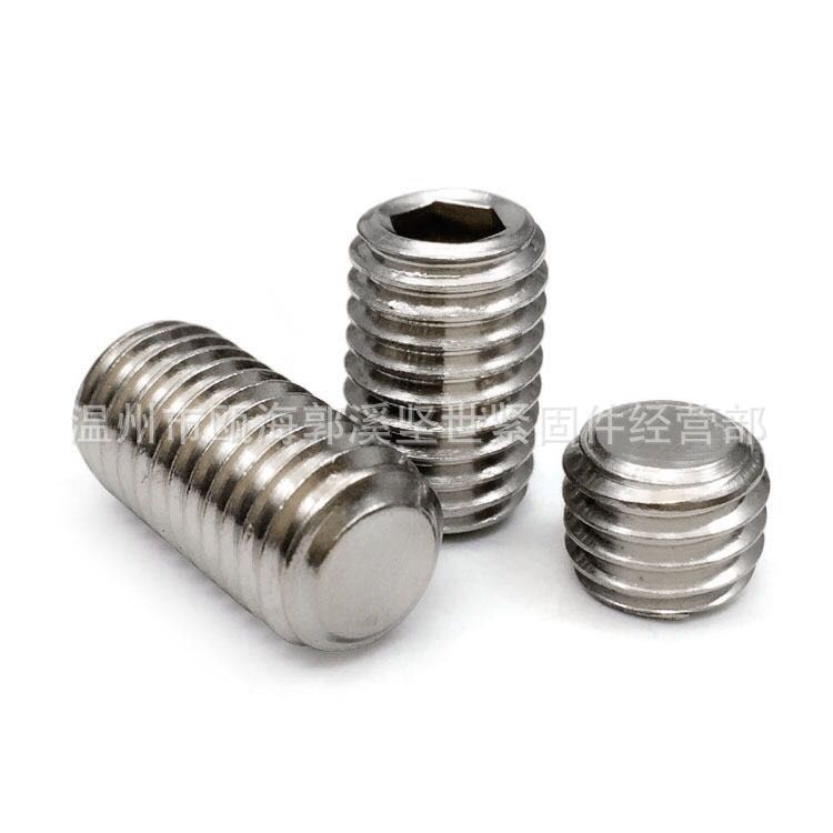 厂家优惠供应不锈钢 304 紧定螺丝 DIN913  DIN914  DIN916