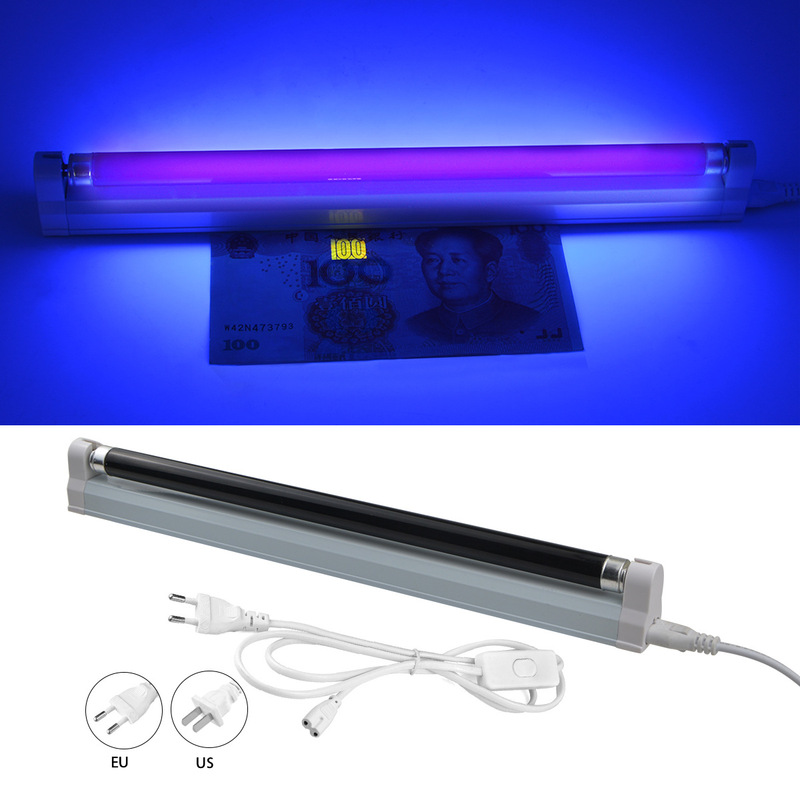 Purple light tube BLB black light anti-counterfeiting banknote checking fluorescent agent detection lamp UVA ultraviolet light tube black light tube