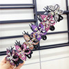 Fashionable cute hair accessory, big hairgrip, crab pin, wholesale, flowered