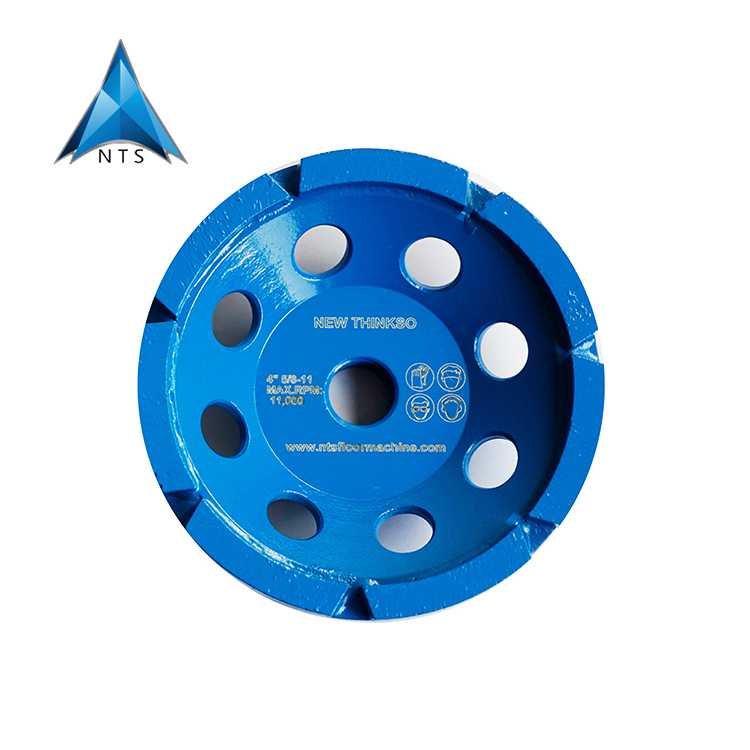 厂家直销单排金刚石焊接磨轮 混凝土花岗岩碗磨 大理石石材打磨片