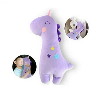 Amazon Unicorn Car Children's Seat belt shoulder pad - purple-unicorn