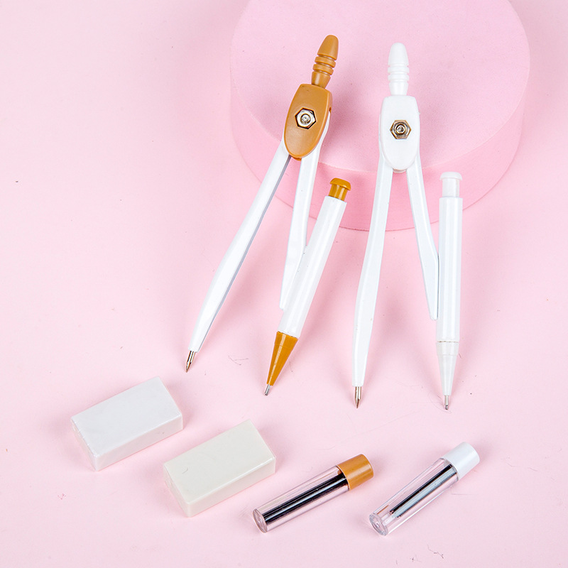 3301 brújulas de examen de estudiante conjunto de ayudas para la enseñanza de matemáticas conjunto de 7 piezas suministros escolares herramientas de matemáticas equipo de dibujo de diseño