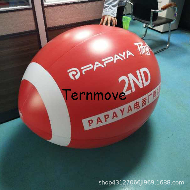 厂家供应充气橄榄球气模充气玩具体智能教具棒球气模互动活动道具