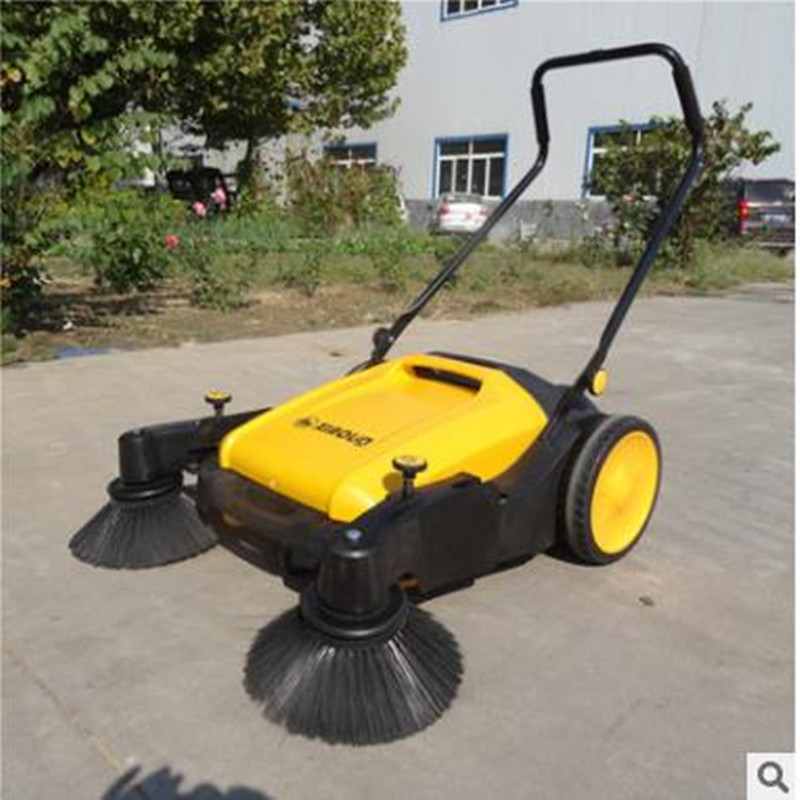 手推式扫地机操场公园广场地面碎屑清理用无动力可折叠扫地机